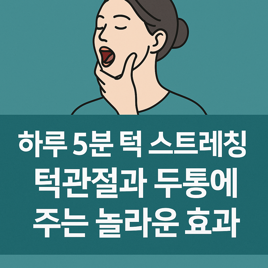 스트레칭이 턱관절과 두통에 주는 놀라운 효과