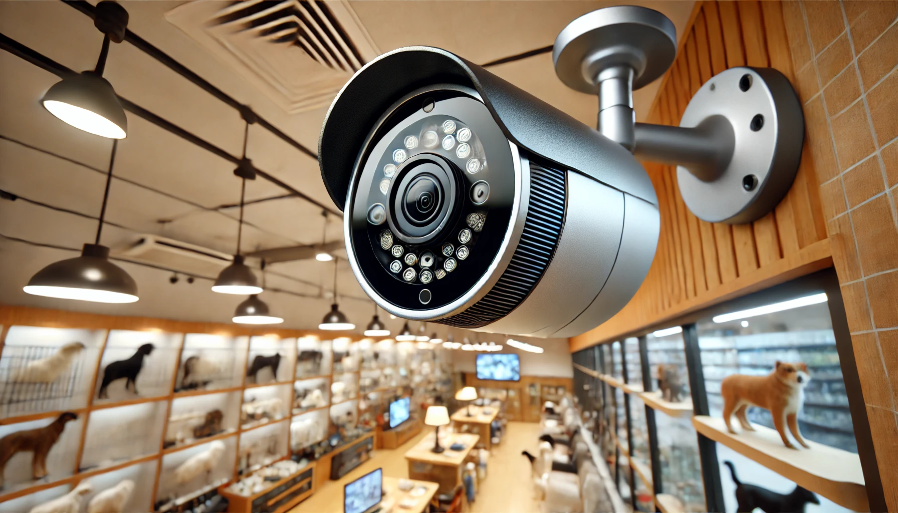 동물 병원에 설치된 CCTV