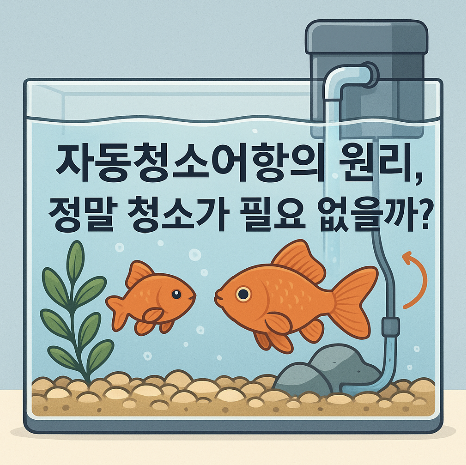 자동청소어항의 원리, 정말 청소가 필요 없을까?