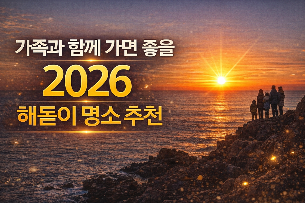가족과 함께하기 좋은 2026 해돋이 명소 BEST 7곳