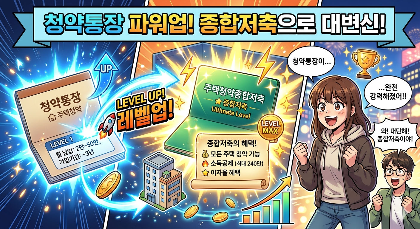 청약통장 '종합저축' 전환 기한, 2026년 9월까지 연장