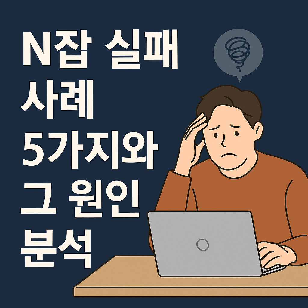 N잡 실패 사례 5가지와 그 원인 분석