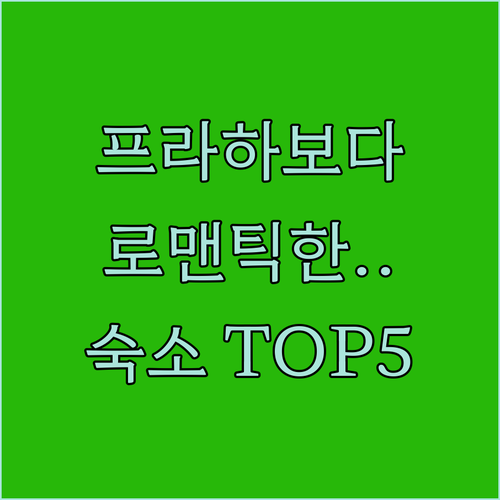 프라하보다 로맨틱한 올로모우츠 숙소 ..
