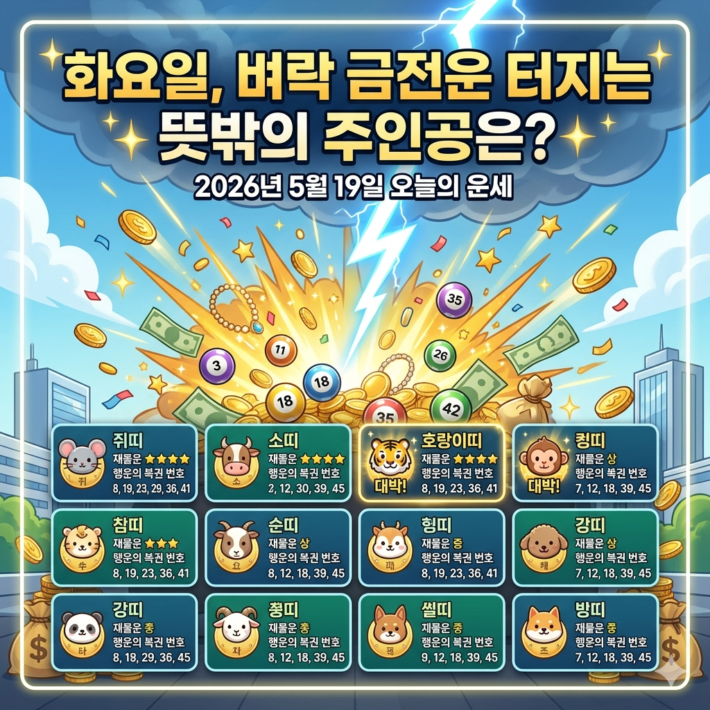 5월19일 오늘의 운세