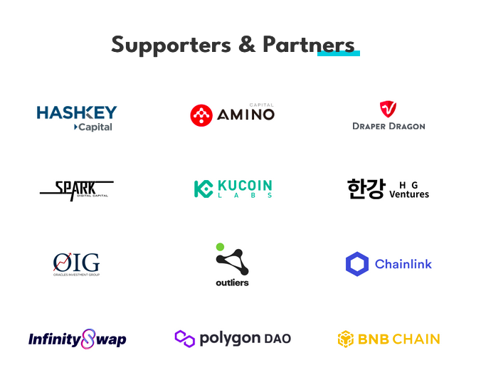 서포터 및 파트너 명단