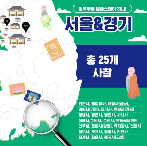 서울 경기 템플스테이 사찰