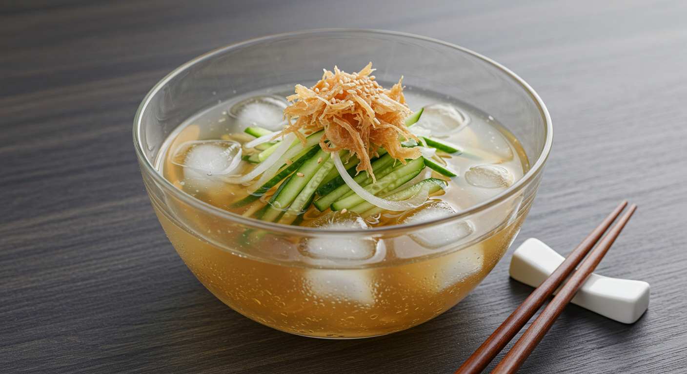 황태채 냉국 – 시원하고 담백한 여름 국물요리