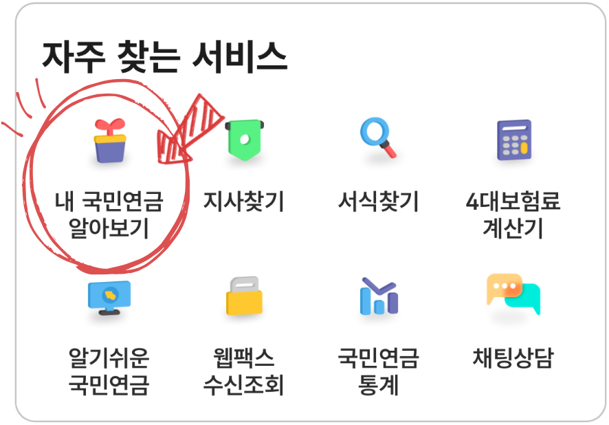국민연금 수령액 조회 방법