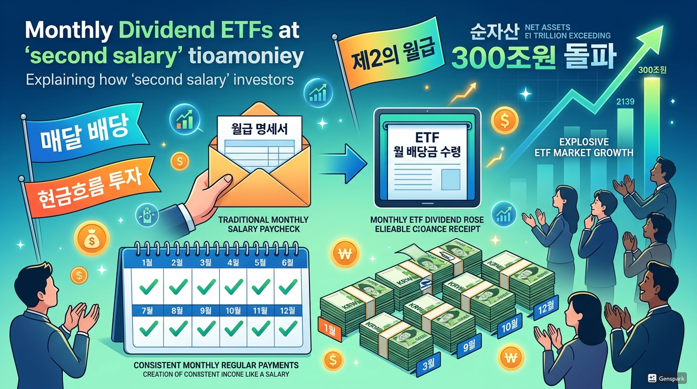 월배당 ETF가 &lsquo;제2의 월급&rsquo;처럼 보이는 이유