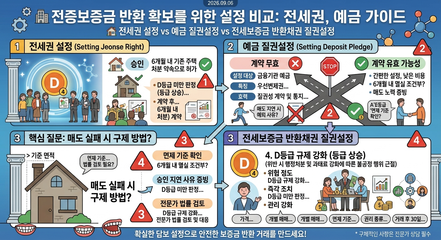 내 보증금 지키는 전세권 설정 vs 예금 질권은 반면 내 통장 묶인다고?