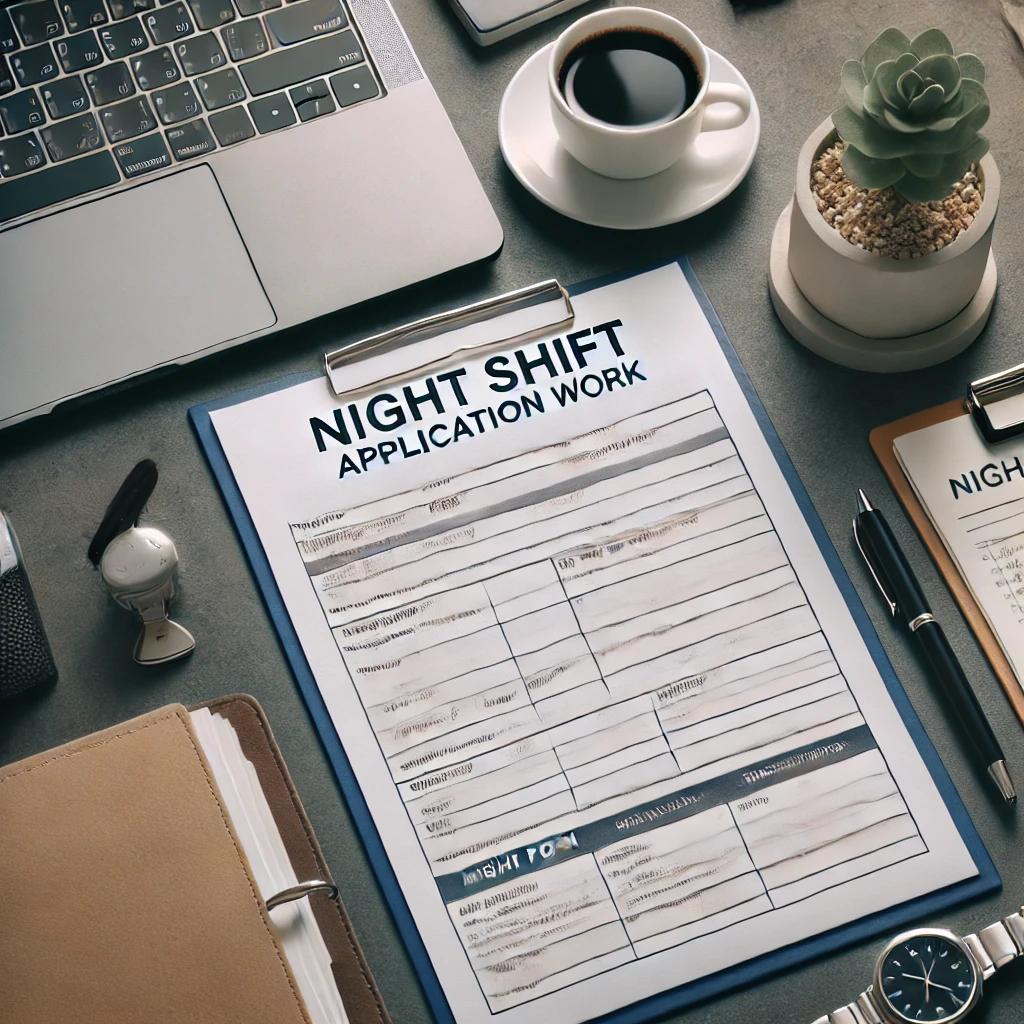 야근근무신청서