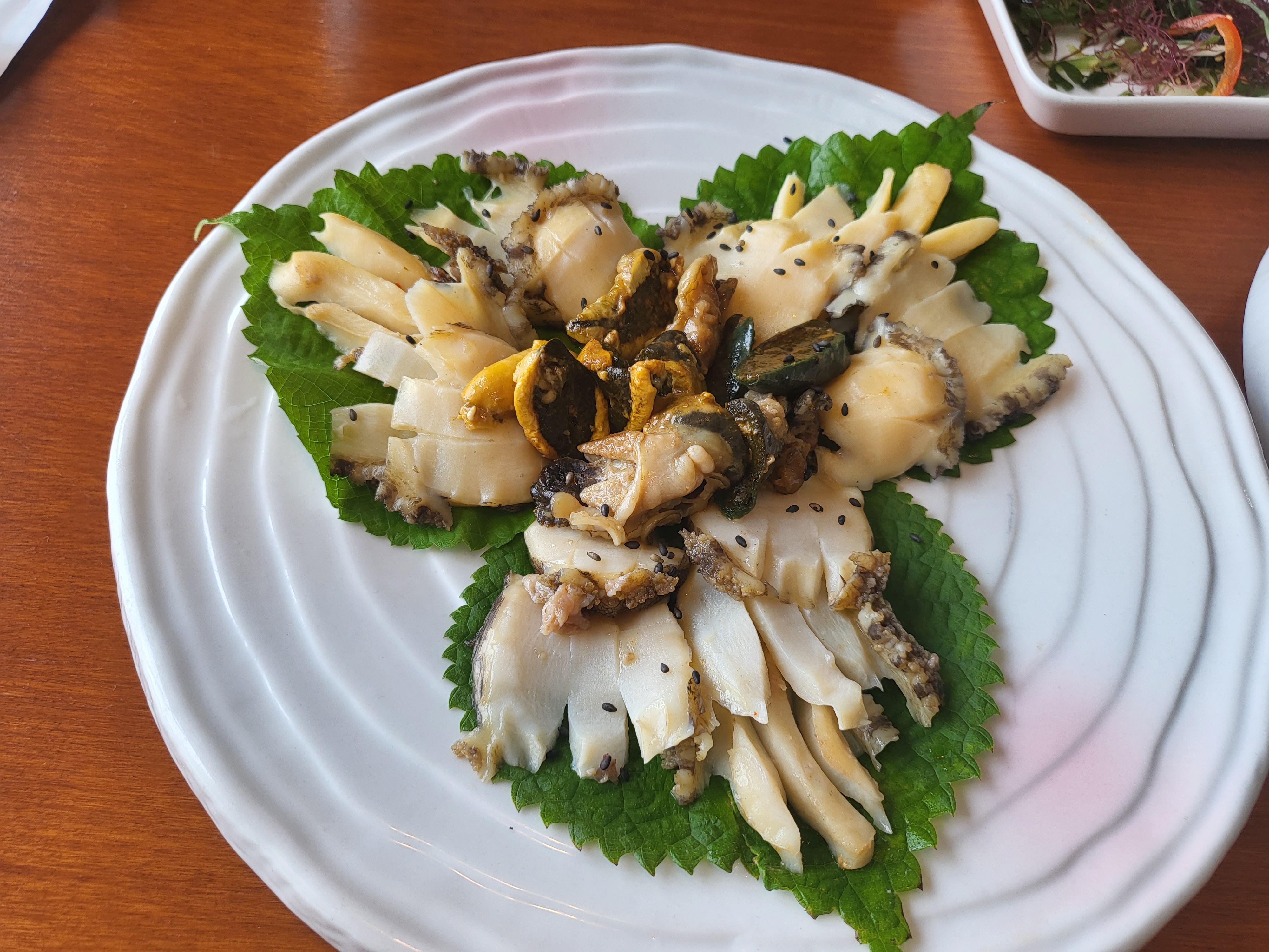 남해 해사랑전복마을 전복구이