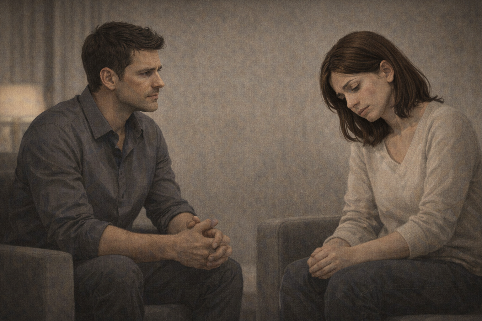 침묵 속의 대면