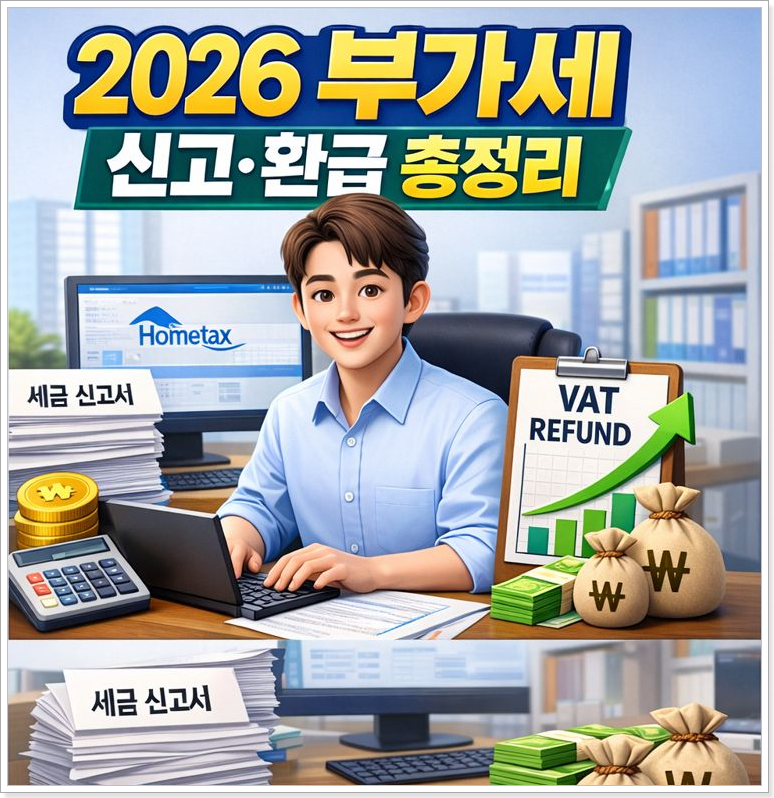 2026년 부가세 신고기간 완벽정리