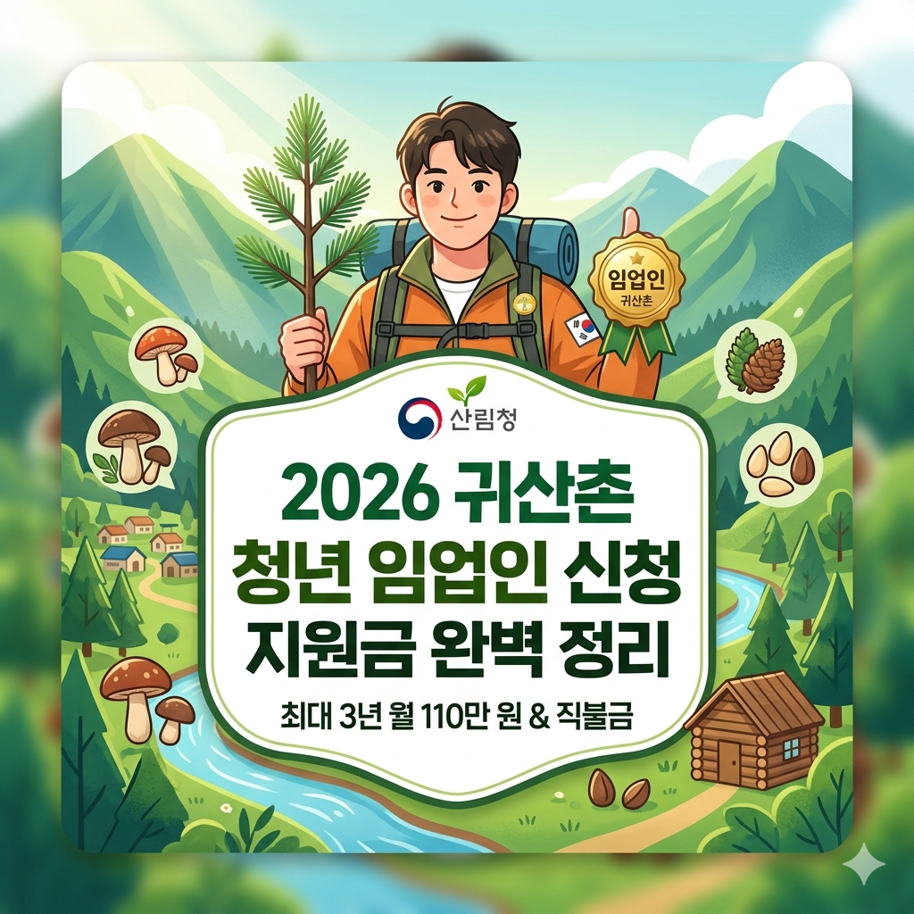 청년 임업인 신청 2026 지원금 및 임업직불금 완벽 정리