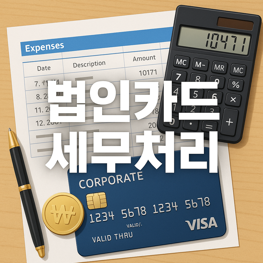 "잘못 처리하면 가산세! 법인카드 세무처리 실무 가이드&rdquo;