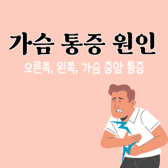 가슴 통증 원인