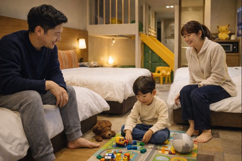 겨울 가족여행 키즈 프렌들리 숙소