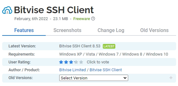 Bitvise-SSH-Client