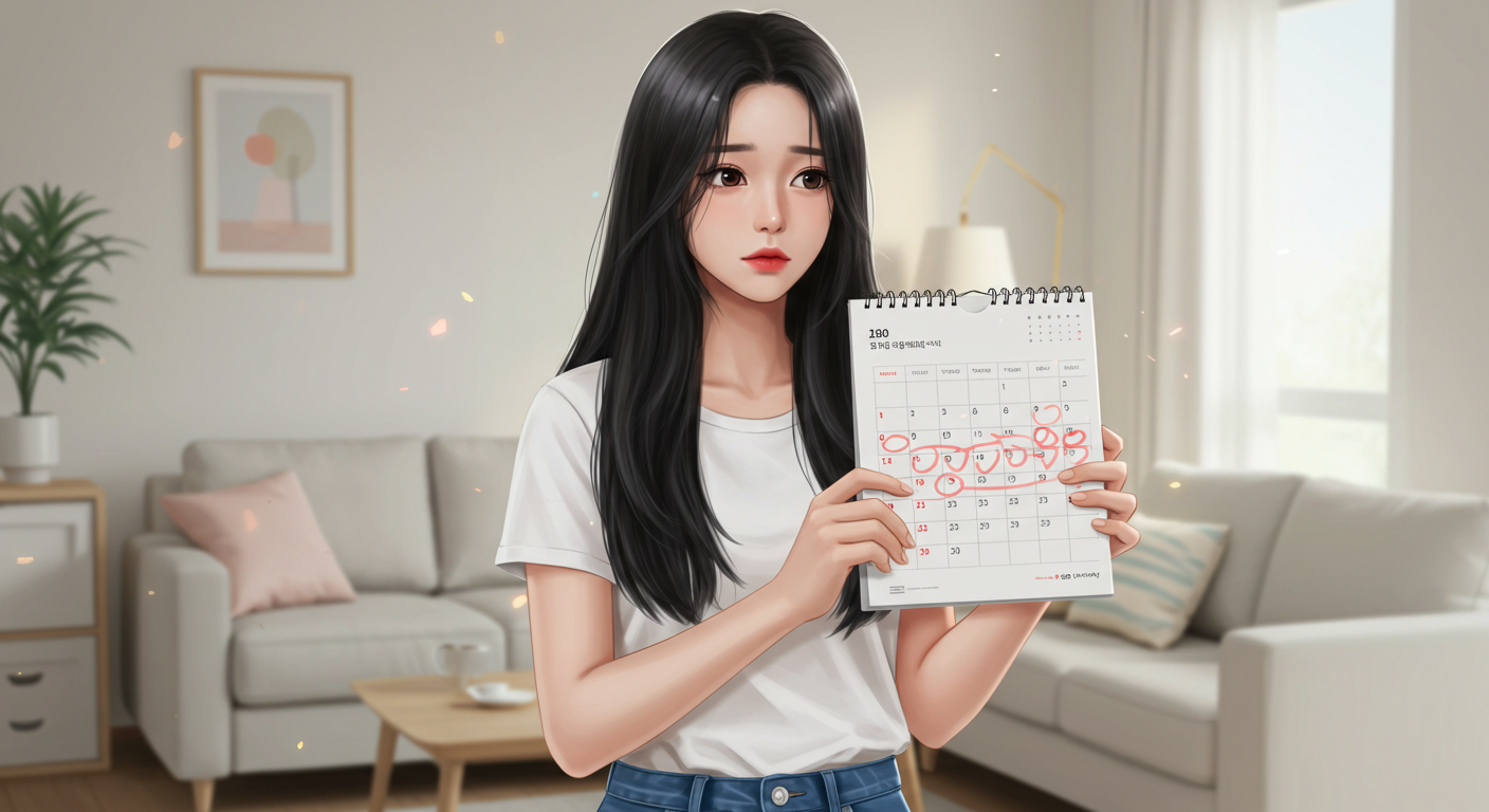 생리전갈색혈, 자궁질환, 질염