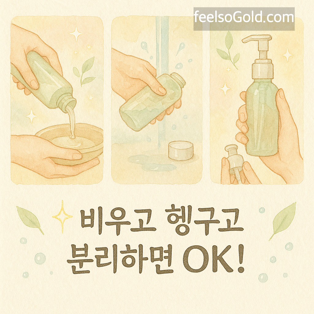 화장품 용기 재활용, 아직도 헷갈리나요? 분리수거 완벽 가이드로 해결하세요