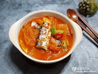 꽁치통조림 김치찌개 끓이는법 레시피_15