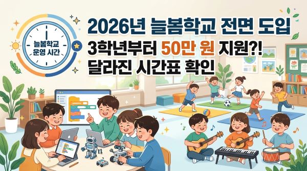 늘봄학교 전면도입후 변화