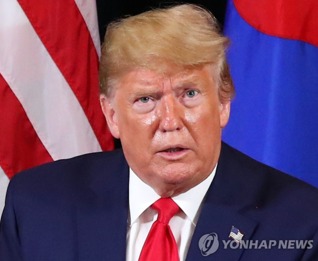 도널드 트럼프 미국 대통령