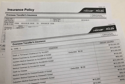 현대해상 여행자 보험 후기 및 보험료(DB, 삼성화재, 롯데, AXA, 캐롯 비교)
