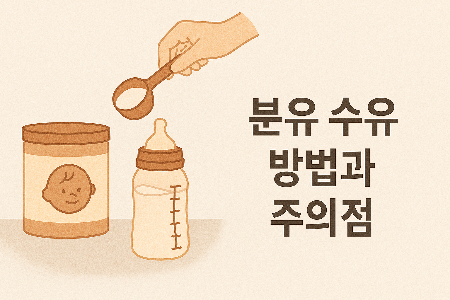 엄마 아빠 필독 🍼 분유 수유 방법과 주의사항 총정리