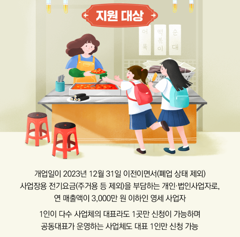 2024 소상공인 전기요금 감면신청방법