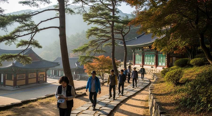 조용한 산사 여행 — 마음 치유 코스