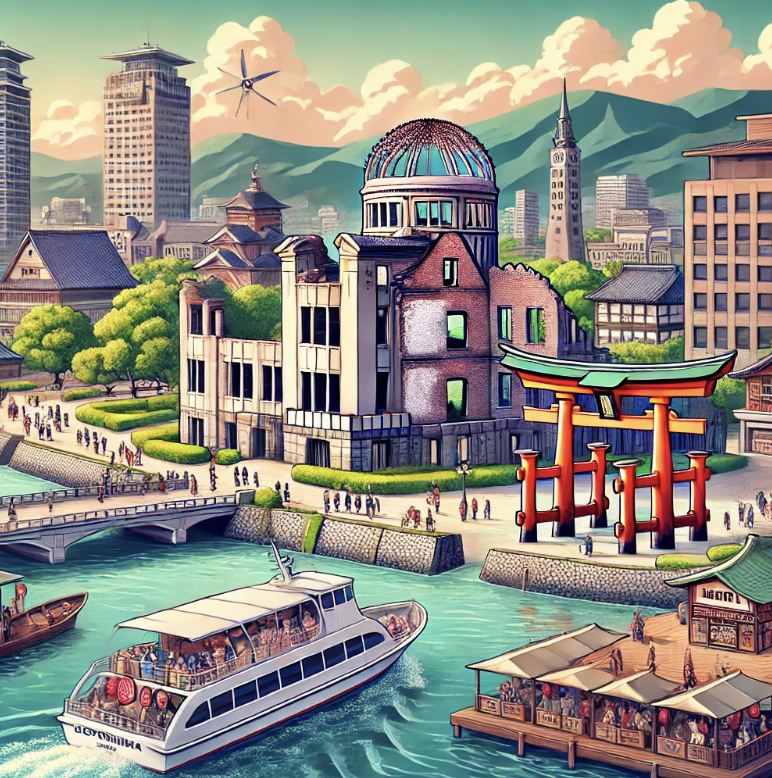 일본 히로시마 필수 여행 코스 역사 자연