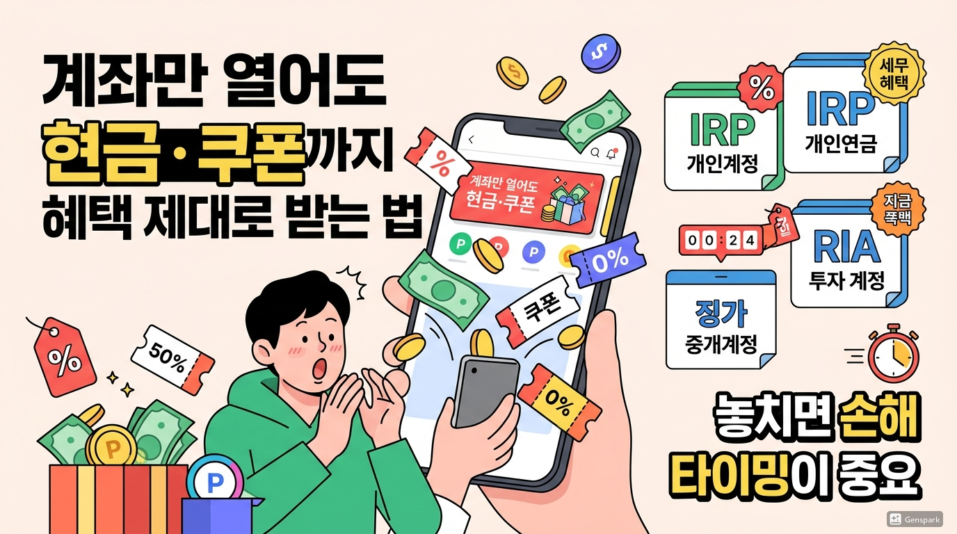 증권사·보험사 이벤트 총정리: IRP부터 RIA까지 혜택 제대로 받는 법