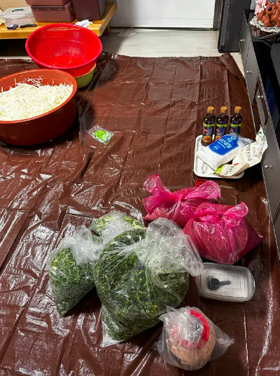 김장김치 준비사항