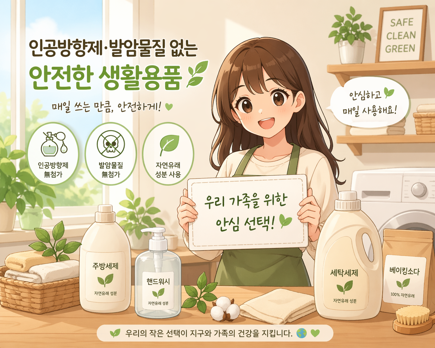 인공방향제 발암물질 없는 생활