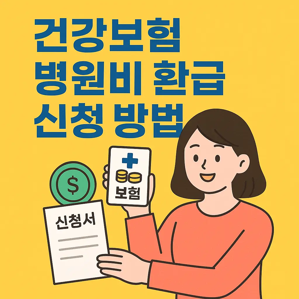 건강보험 병원비 환급 신청 방법