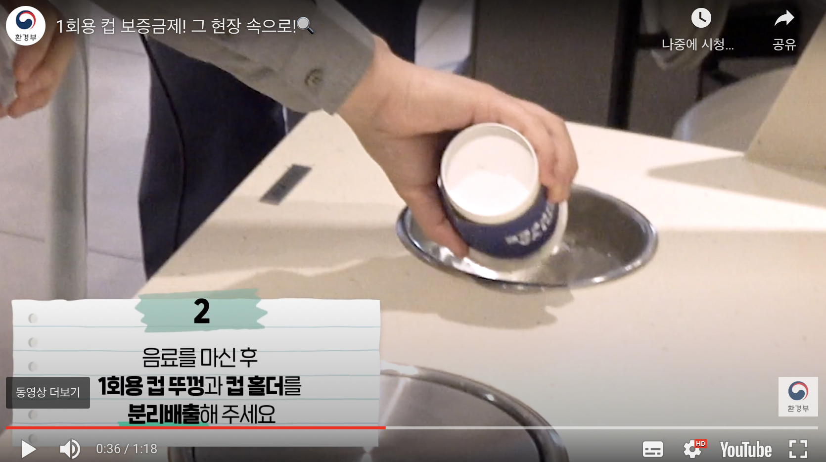 일회용컵 보증금 반환제도 이용하는 법2