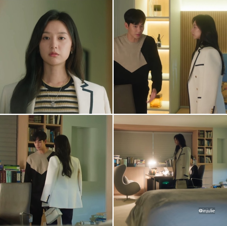 눈물의 여왕 2화 김지원 발렌티노 재킷, 니트