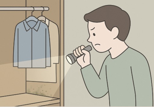 옷장 곰팡이 냄새 제거 방법
