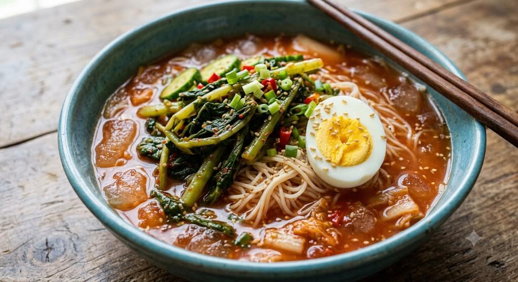 열무국수