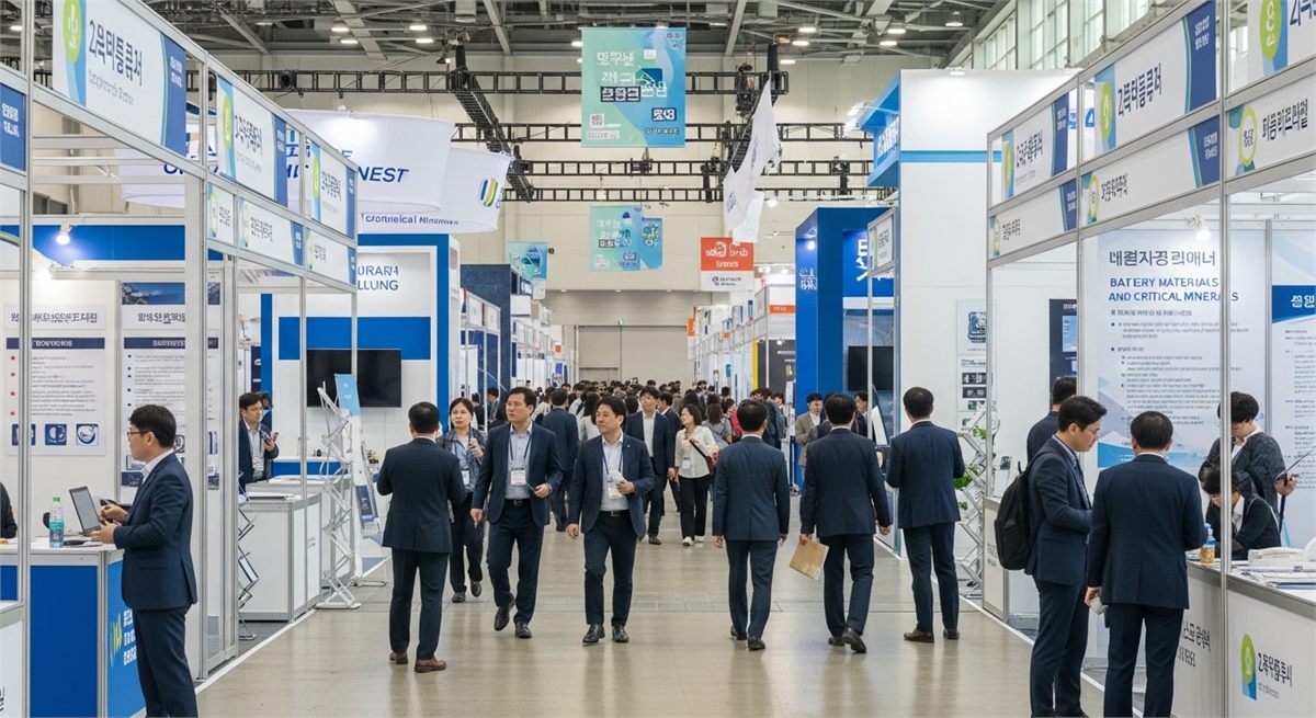 배터리 소재 산업 행사장을 담은 전경