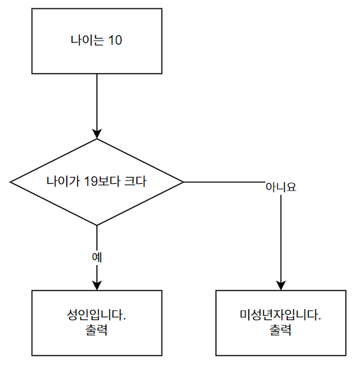 선택구조 diagram