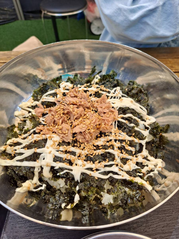 사발떡볶이 참치마요