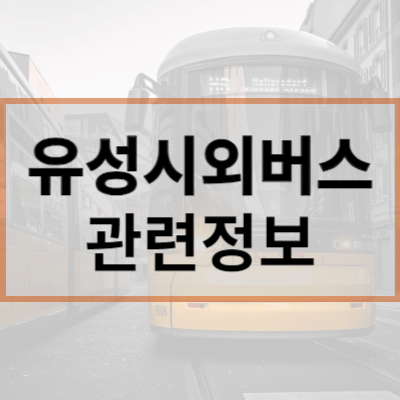 유성시외버스