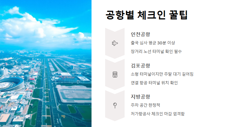 공항 체크인 시간 언제가 적당할까? 국내선·국제선 기준 총정리