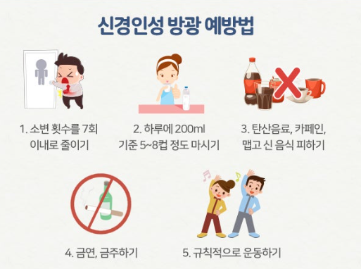 신경성 방광의 예방법