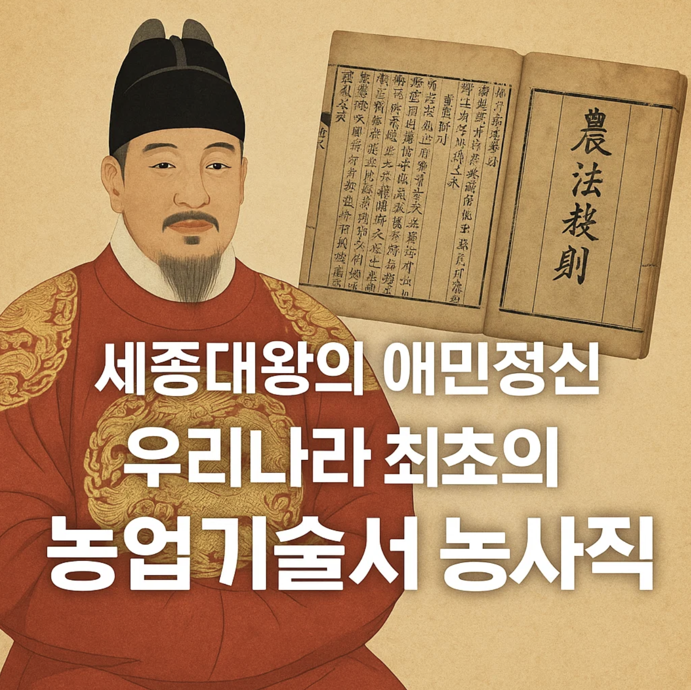 세종대왕의 애민정신, 우리나라 최초의 농업기술서 농사직설