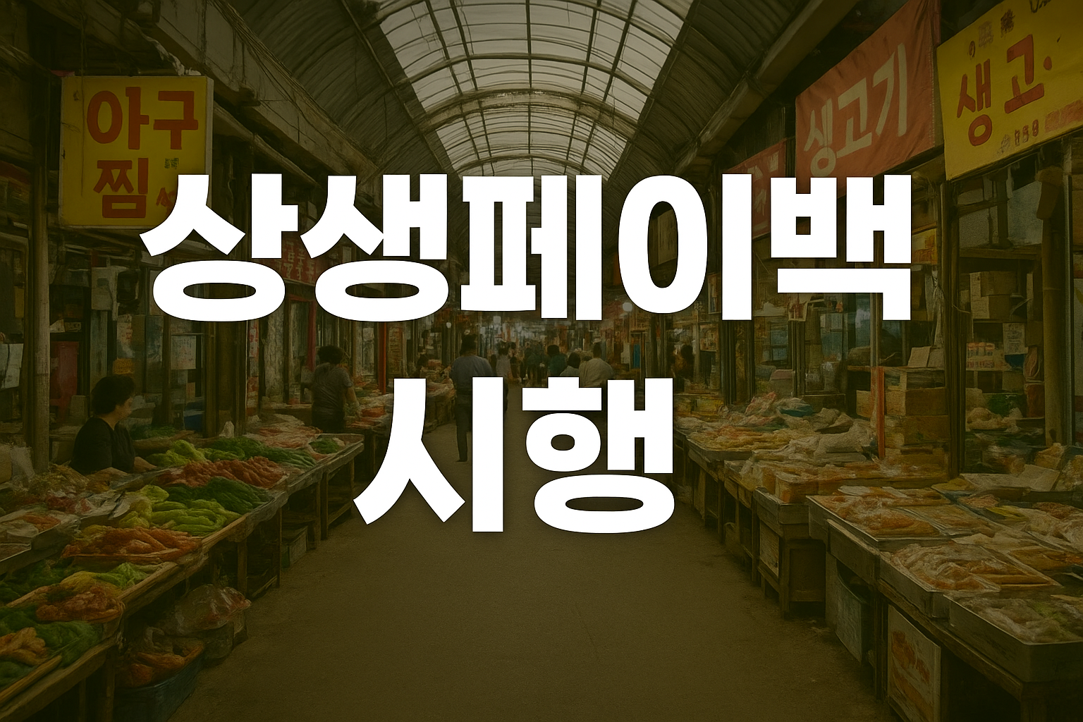 상생페이백 8월 20일 시행계획 발표