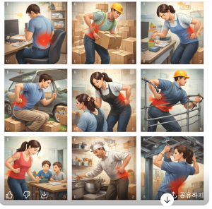 허리디스크와 직업